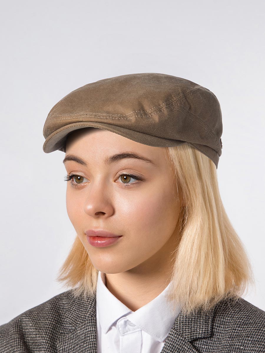 Кепка плоская STETSON 6381109 DRIVER CAP WAXED ORGANIC COTTON